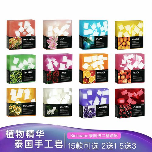 泰国进口植物精油皂洁面香皂礼物