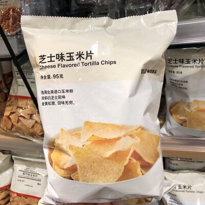 muji无印良品塔可味丨95g玉米片