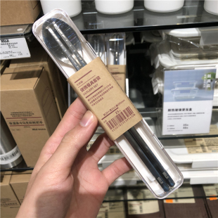 MUJI无印良品 不锈钢便携餐具套装筷子勺子餐具盒奥氏体型304