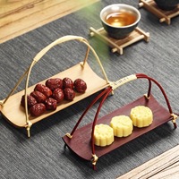 圍爐煮茶冰茶糕點(diǎn)擺放提托