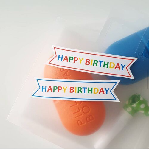 happybirthday生日贴纸礼物贴纸