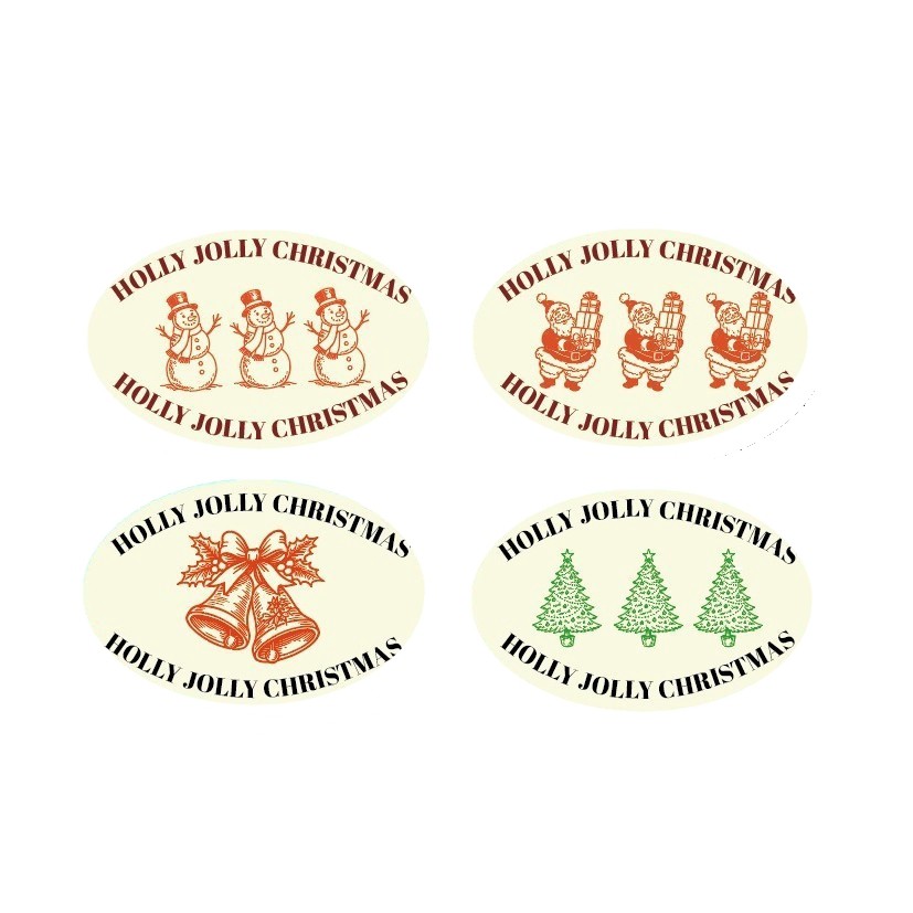 160枚 圣诞节礼物包装贴纸圣诞简约椭圆装饰贴糖袋罐子包装封口贴,文具电教/文化用品/商务用品,贴纸/立体贴纸,淘宝优惠券,粉丝福利购,淘宝优惠卷