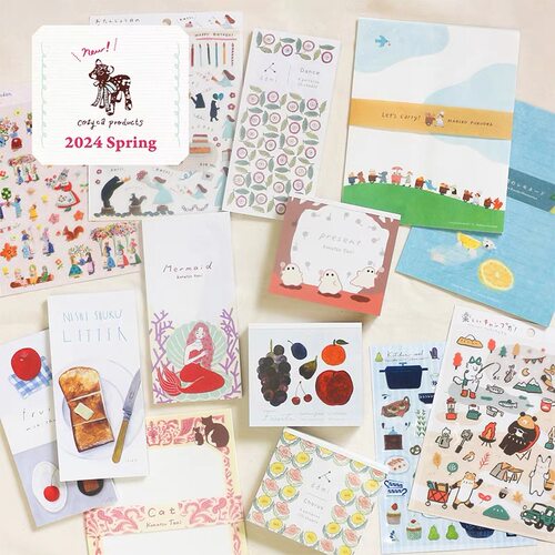 日本cozyca表现社2024年春季新品便签本 admi浅野小本子