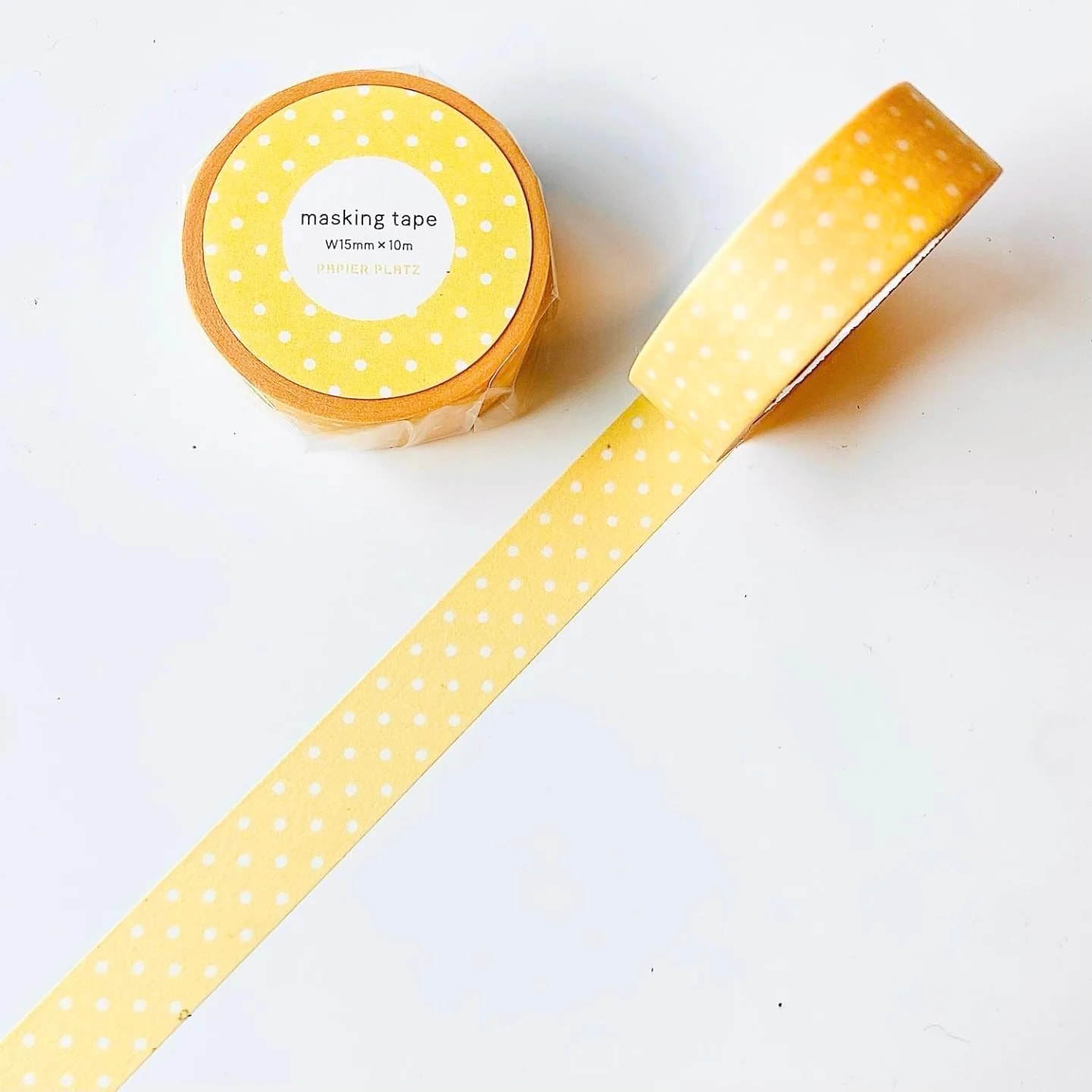 日本papier platz和纸胶带新款波点水玉百搭基础款手帐素材