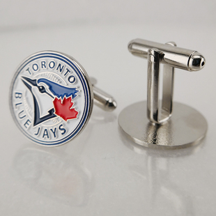 加拿大球队袖扣 多伦多蓝鸟队袖扣 MLB袖扣 运动袖扣 球迷袖扣