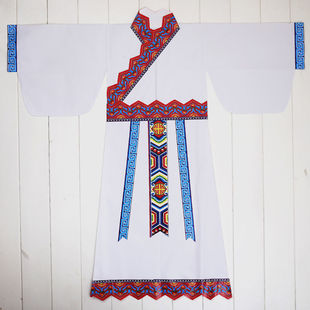 男款纸衣纯色仙衣神明长袍仙家纸衣服定做爷爷款公子男神衣纸袍