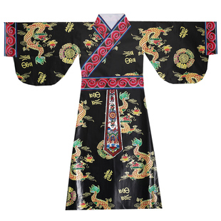 仙家纸衣服玉帝龙袍纸衣神袍仙衣长袍龙衣手工定做龙太爷爷长衫