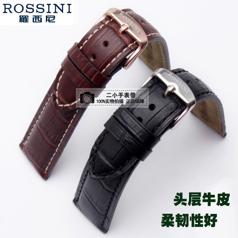 罗西尼石英表真皮表带代用ROSSINI 5613男女牛皮表链 16 18 20 mm|msdalam kategori jam tangan, Fitting - dari Buy2taobao.com untuk memberikan perkhidmatan ejen Taobao profesional membeli