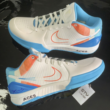 STY定制Nike Zoom Kobe 4 ZK4白蓝科比4黑曼巴耐克篮球鞋塔克同款