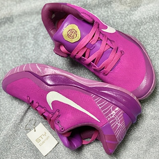 男新款 STY定制Nike EYBL限量骚粉科比8耐克实战篮球鞋 ZK8 Kobe
