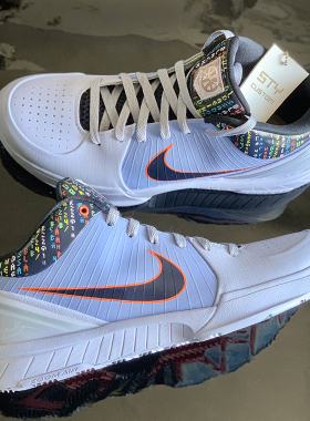 STY定制Nike Zoom Kobe 4科比4金牌紫灰 ZK4 PE莫兰特 低帮篮球鞋