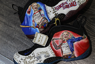 Foamposite Air One 3D立体 自杀小队涂鸦 STY 小丑女 custom定制