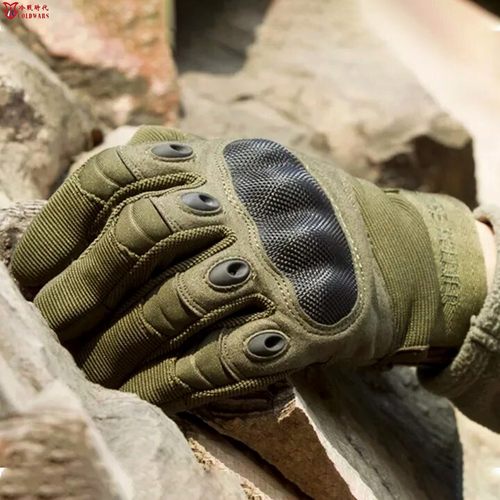 外贸俄军碳纤战术手套户外全触屏