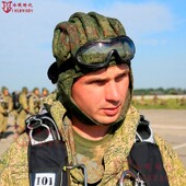 冷战直采俄罗斯原品空降兵EMR迷彩防撞软头盔伞兵帽跳伞防护帽子