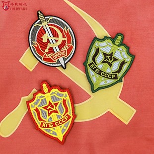 苏联KGB克格勃契卡内务安全总局NKVD臂章俄罗斯军迷士气章 魔术贴