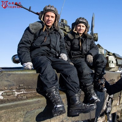 冷战俄军公发加厚坦克兵棉服原品