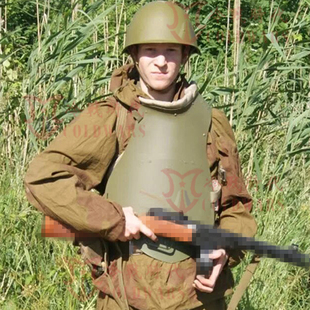 冷战复刻苏联战斗工兵SN-42钢质防弹胸甲二战红军特种兵破片重甲