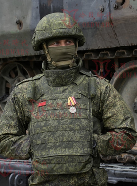 冷战时代复刻俄罗斯俄军四代6b45防弹衣战术背心绿人无畏重甲迷彩