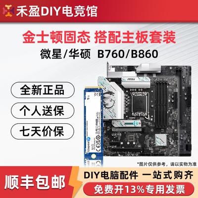 intel微星华硕B760M/Z790/B860 台式机主板搭固态硬盘套装