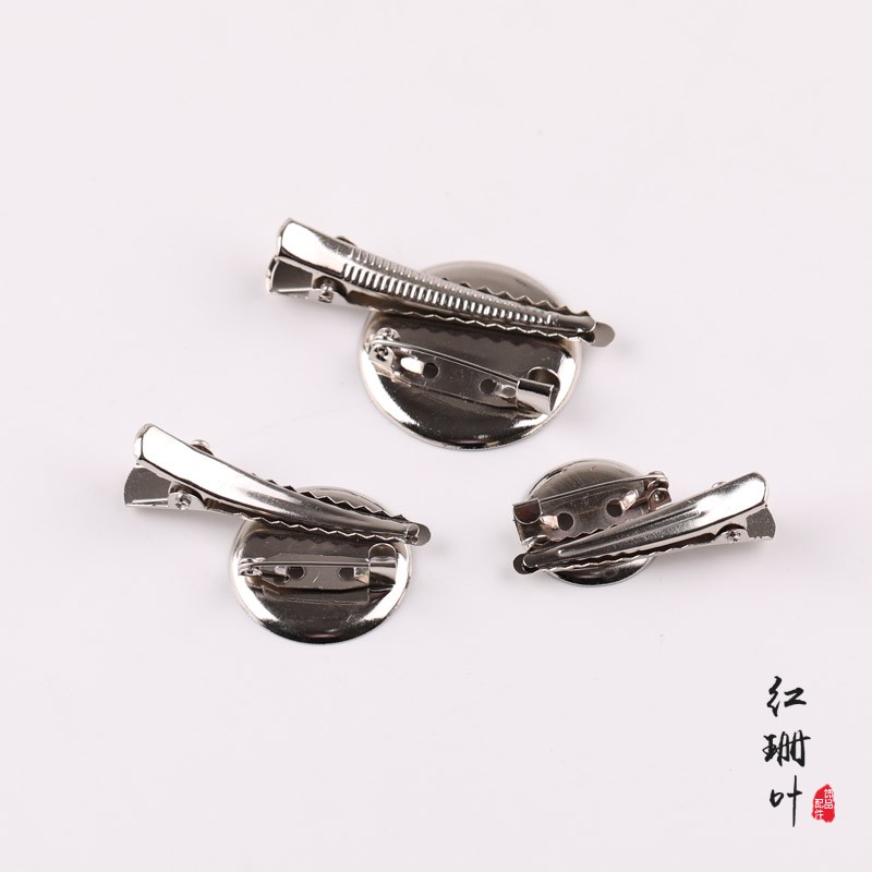 diy手工胸针两用发夹托盘