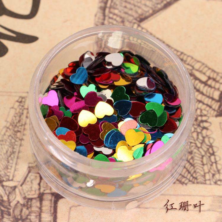 diy饰品配件材料 儿童手工制作桃心星星亮片彩色亮片服装工艺品