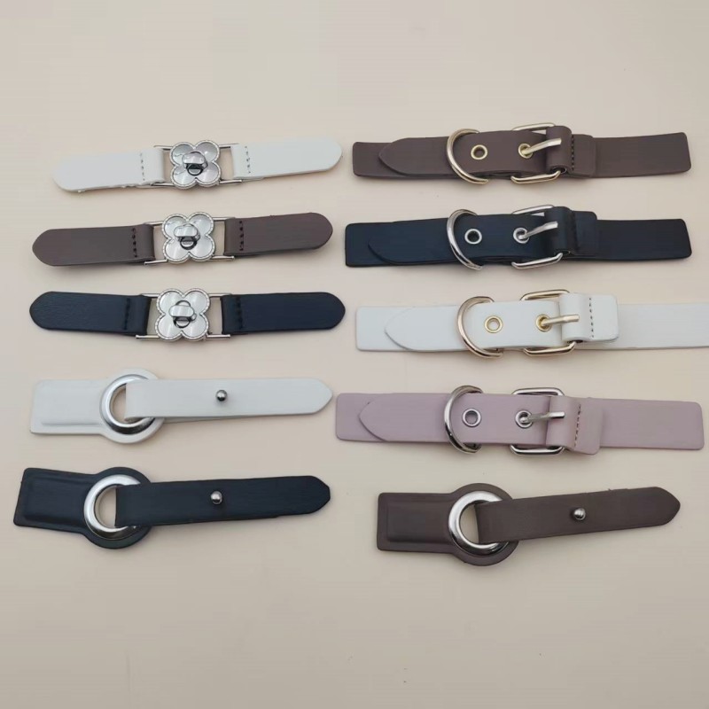 金属皮对扣风衣外套塔扣装饰扣大衣皮草纽扣皮毛一体衣领皮袢扣子