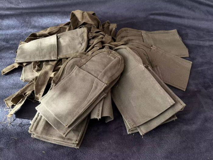 老货50年代苏联莫辛纳甘1944式油壶帆布袋53式卡宾包文玩收纳袋
