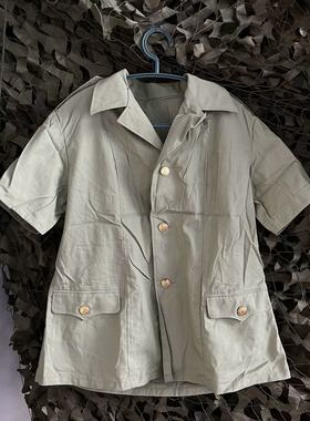 保真原品老货90年代老武衙衬衫老式8-柒夏装短袖正品正装常服衬衫