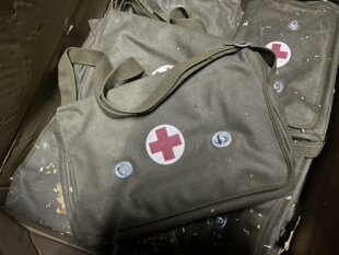 保真老货70年代65式急救挎包79对越自卫还击防水复古工装单肩包