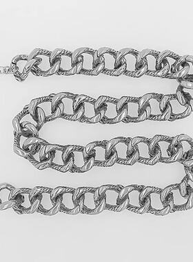 时尚钛钢项链 欧美ins朋克铸造款小鬼头项链 骷髅钛钢项链