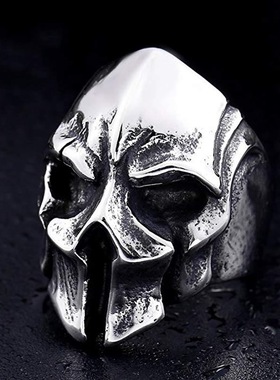 男款戒指钛钢时尚骷髅钛钢戒指