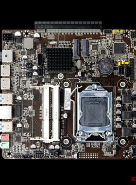 促销 H81一体机主板支持侧插显卡12VDC输入D3笔记本内存LVDS超薄