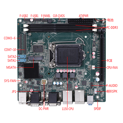 H81工控主板12COMH81台式机主板