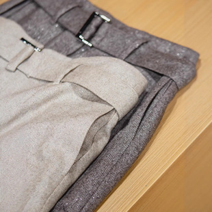 柜D品簰！高货老钱风 新款BC女装西裤  配腰带人字斜纹西装裤正装