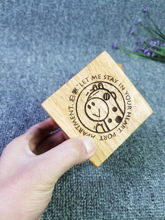 木质木刻二维码 牌支付刻字立体木牌实木雕刻牌订做创意木牌定做