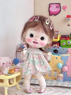 bjd六分娃衣长袖娃娃衫裙装好大儿胖点体壮点大肉肉小六josh胖子