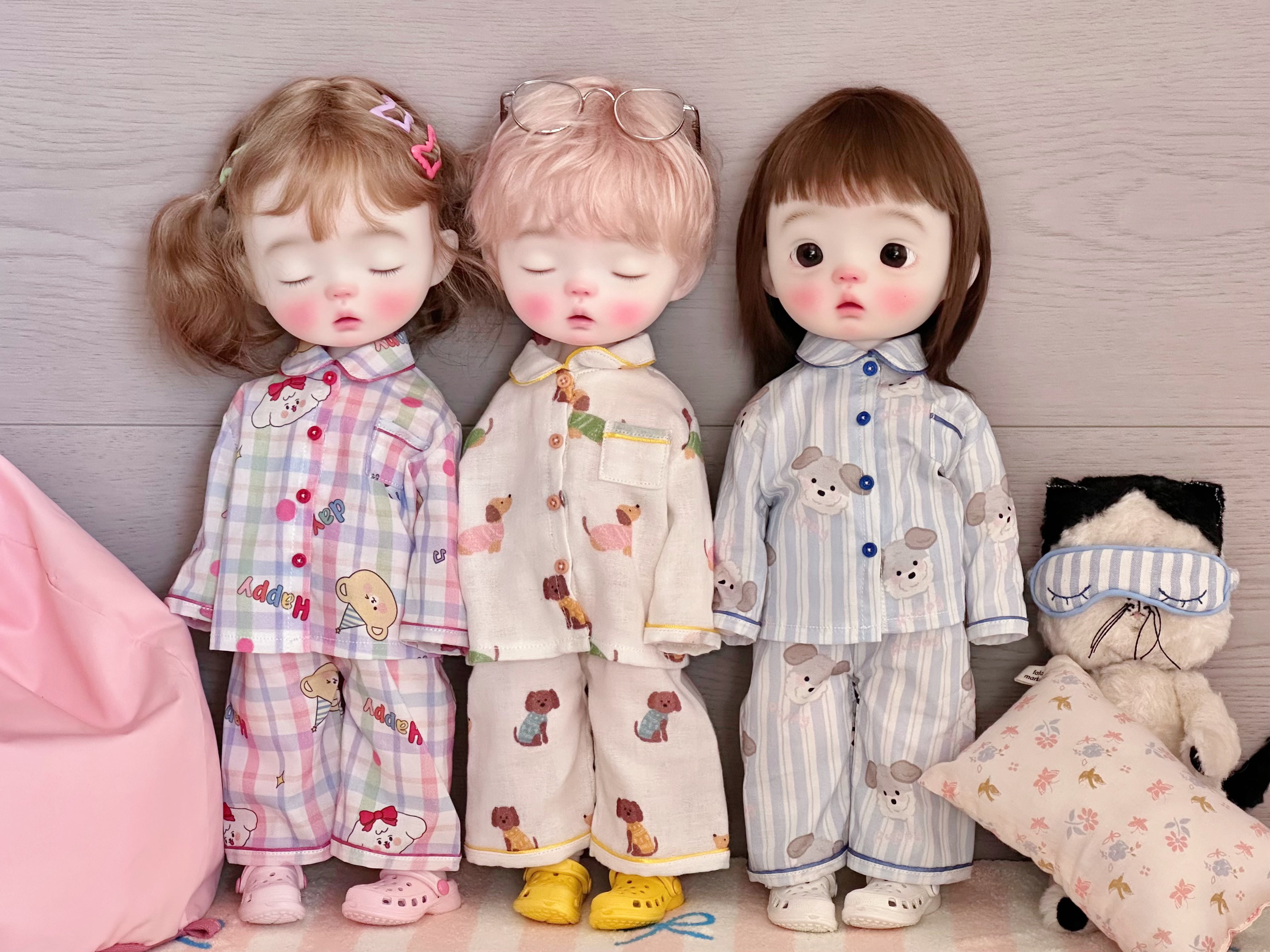巨嗒巨妹娃衣bjd好大儿superqbaby家居服套装胖点体小六大力zsiga
