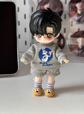 球球兔灯笼体ob11娃衣bjd六分娃衣运动套装胖点大鱼柯基体Blythe