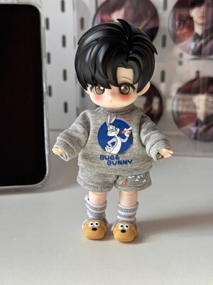 球球兔灯笼体ob11娃衣bjd六分娃衣运动套装胖点大鱼柯基体Blythe