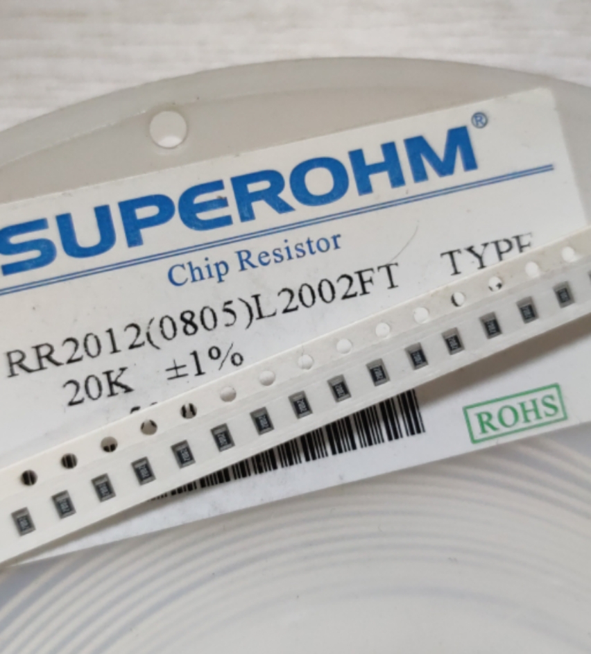 贴片电阻RR2012(0805)L2002FT  0805 F 20K 精度1%(出售100片)