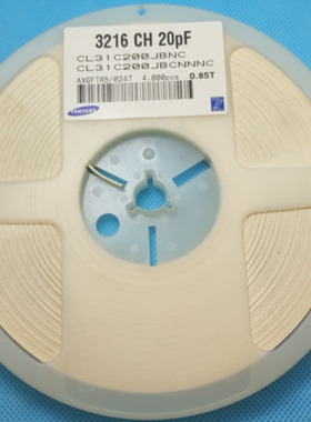 1206贴片三星电容3216CH 20pF CL31C200JBCNNNC 整盘4000PSC出售
