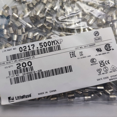 进口5*20  LF.F500mAL250VP  0217.500MXP美国力特保险丝管