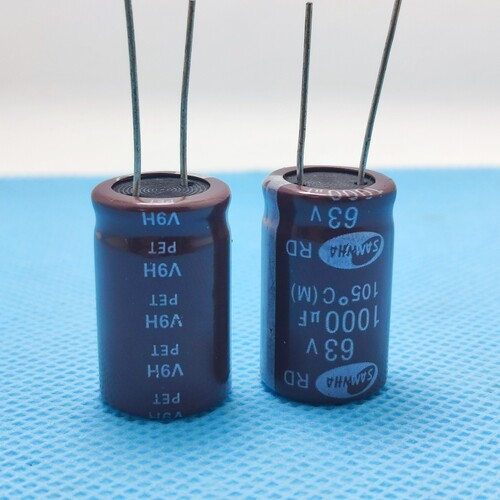 韩国三和 SAMWHA 电解电容 1000UF63V   63V1000UF RD 体积16*26