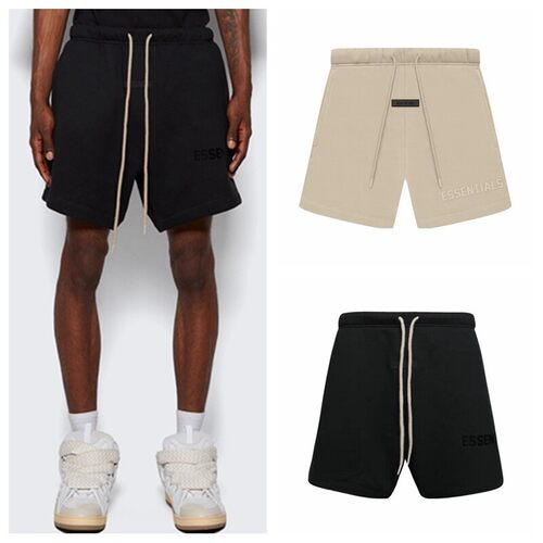 过验Essentials字母LOGO五分裤