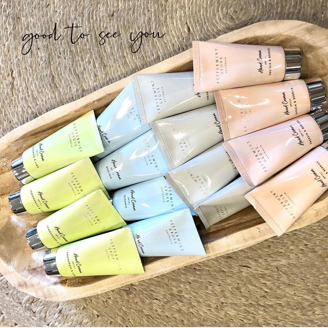 新西兰直邮peppermint grove天然香氛护手霜75ml便携滋润留香