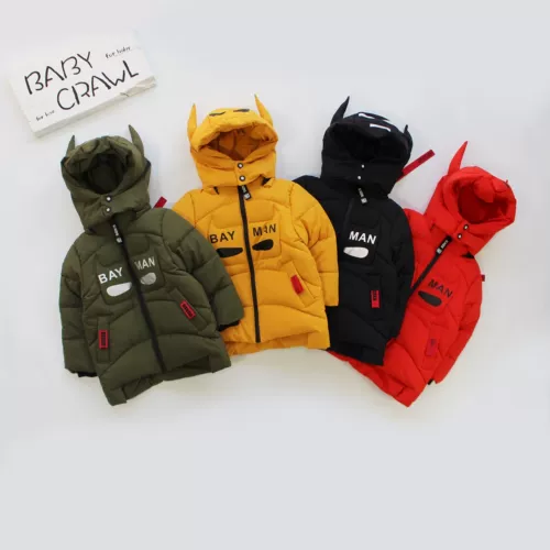 Зимняя детская цветная куртка, съемный пуховик, 12 мес., увеличенная толщина, 2019