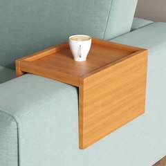 小户型创意客厅沙发日式小边几极简实木角几可移动小茶几扶手托盘