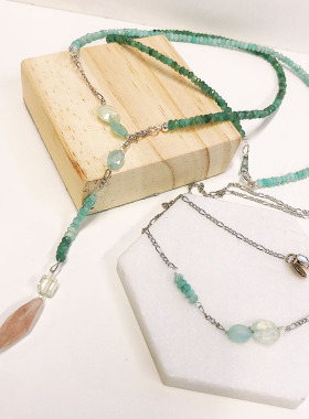 印尼松石水晶illimite原创项链