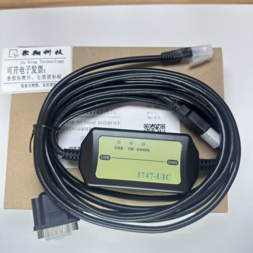 适用于 SLC5/01/02/03/05系列PLC编程通电缆 1747-UIC