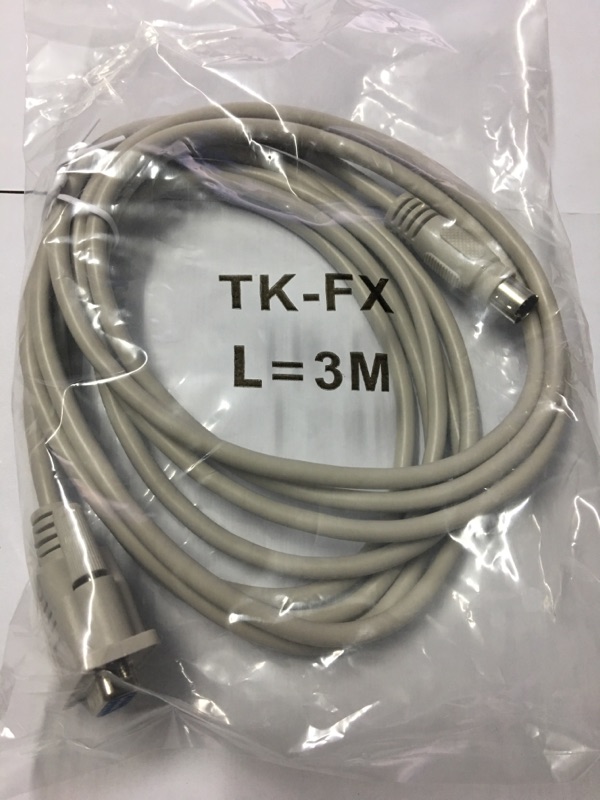 威纶触摸屏TK6072IP/8072I与三凌FX系列PLC通讯线MT500-FX，TK-FX